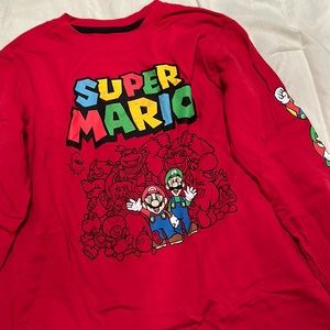 Kids super Mario tee